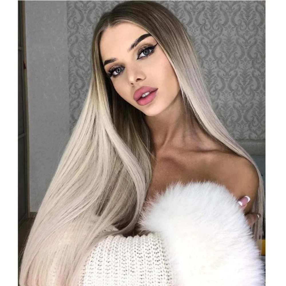 Blooming Hair Ombre Ash Blonde Synthetic W…